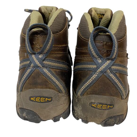 Keen Detroit Brown Leather Waterproof Steel Toe Work Boots Size 13 - Picture 5 of 9